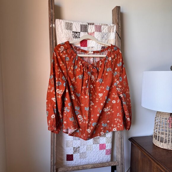 A.N.A Ana Floral Blouse - Picture 2 of 8